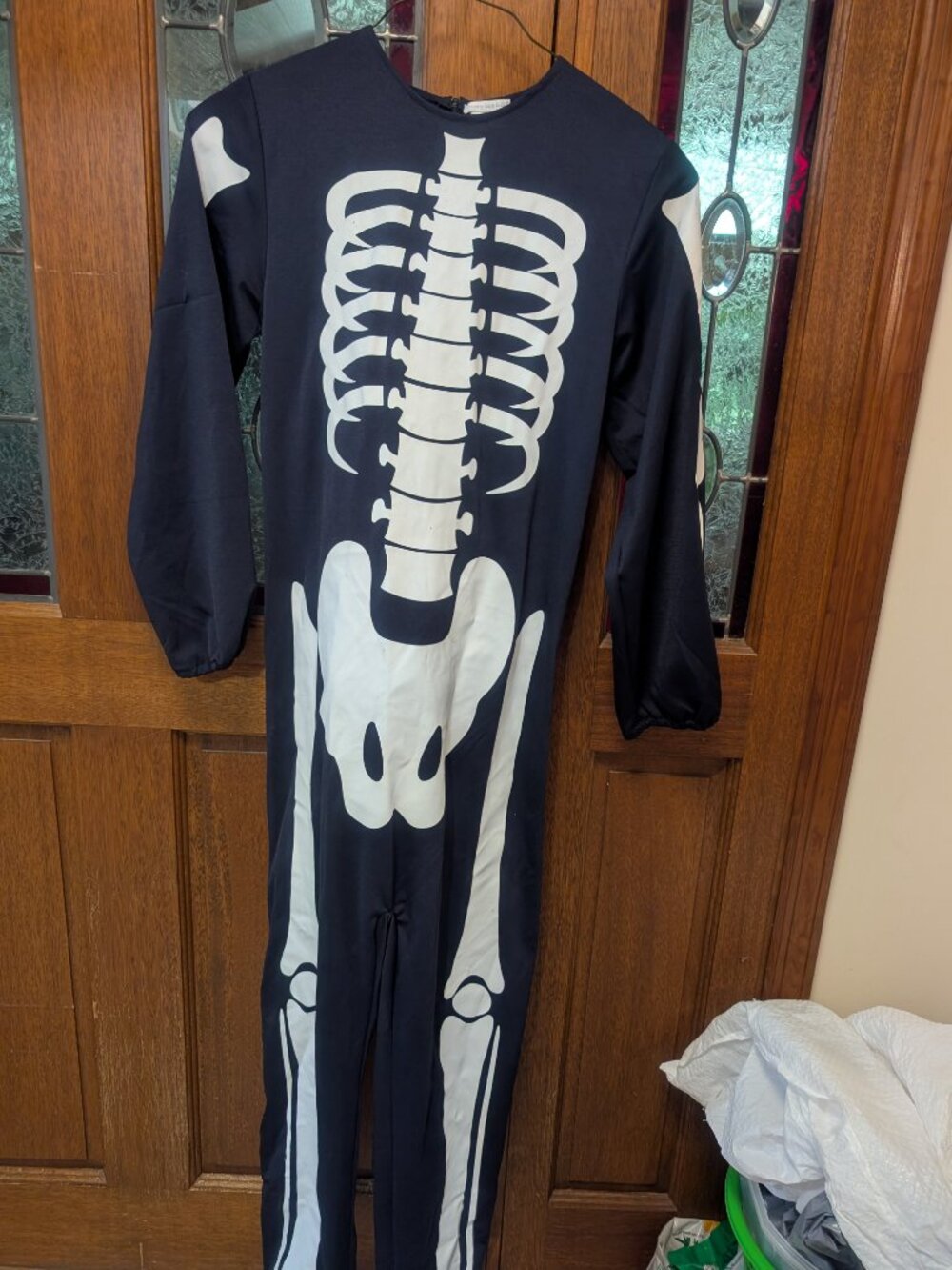 Adult Dino Skeleton Costume, size XSm
